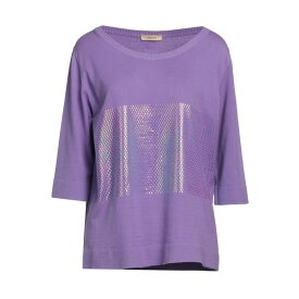 【送料無料】 マラーニ ジーンズ レディース ニット&セーター アウター Sweaters Purple