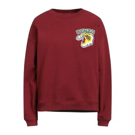 【送料無料】 ケンゾー レディース パーカー・スウェットシャツ アウター Sweatshirts Burgundy