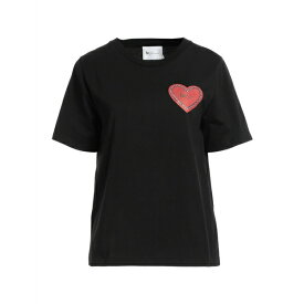 【送料無料】 ビーブルマリン レディース Tシャツ トップス T-shirts Black
