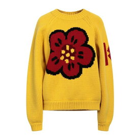 【送料無料】 ケンゾー レディース ニット&セーター アウター Sweaters Yellow