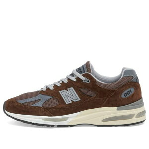 New Balance �j���[�o�����X �����Y �X�j�[�J�[ �yNew Balance 991v2 Made in England 'Pinecone' U991BR2�z �T�C�Y US_6(24.0cm)