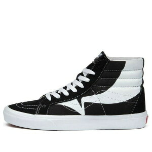 Vans �o���Y �����Y �X�j�[�J�[ �yVans SK8-HI Reissue 'Warp - Black White' VN0A4U3D21N�z �T�C�Y US_M_4.5