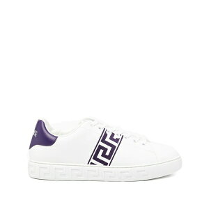 ���F���T�[�` �����Y �X�j�[�J�[ �V���[�Y Greek key stripe trainers White