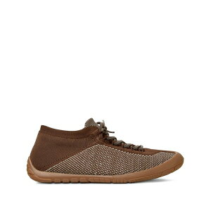 �J���y�[�� �����Y �X�j�[�J�[ �V���[�Y Peu path knitted lace-up sneakers Brown