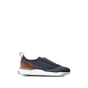 �T���g�[�j �����Y �X�j�[�J�[ �V���[�Y Suede panelled sneakers Blue