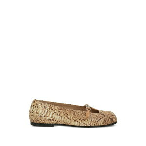 �m�_���g ���f�B�[�X �T���_�� �V���[�Y Print-strap ballerinas Neutrals