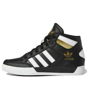 adidas �A�f�B�_�X ���f�B�[�X �X�j�[�J�[ �y(WMNS) adidas Hard Court High J 'Black Gold' FV5732�z �T�C�Y US_6(23.0cm)