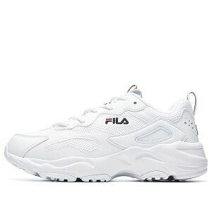 FILA tB fB[X Xj[J[ y(WMNS) FILA Tracer Series Wear-resistant Low Tops Casual Shoe White F12W021111FWTz TCY US_7(24.0cm)