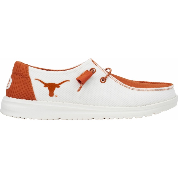 ヘイデュード レディース スニーカー シューズ Hey Dude Women's Wendy Texas Longhorns Shoes Orange：asty