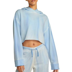 ナイキ レディース パーカー・スウェットシャツ アウター Nike Women's Yoga Luxe Fleece Dye Hoodie University Blue