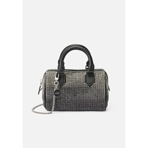 �_�i �L������ �j���[���[�N ���f�B�[�X �n���h�o�b�O �o�b�O NELL SATCHEL CROSSBODY - Handbag - black/silver-coloured