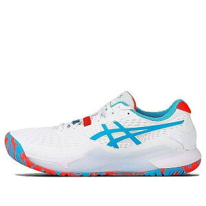 ASICS AVbNX Y Xj[J[ White / Blue / Orange yASICS Gel-resolution 9 Sportstyle Shoes 'White' 1041A435-100z TCY US_8(26.0cm)