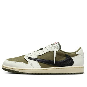 Air Jordan W[_ Y Xj[J[ Medium Olive/Black/Sail/Muslin yAir Jordan 1 Retro Low OG SP x Travis Scott 'Medium Olive' DM7866-200z TCY US_9.5(27.5cm)