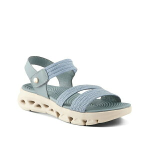 tNTX fB[X T_ V[Y Garlina Wedge Sandal Blue