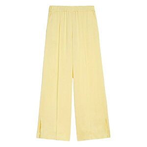 �W���E�T���_�[ ���f�B�[�X �J�W���A���p���c �{�g���X Envers side-slits trousers Yellow