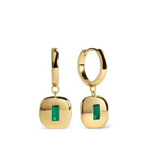 ���j�J���B�i�_�[ ���f�B�[�X �s�A�X���C�������O �A�N�Z�T���[ Gemdrop onyx hoop earrings Gold