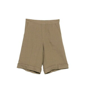 �U�J�X ���f�B�[�X �J�W���A���p���c �{�g���X Turned-up-hem shorts Green