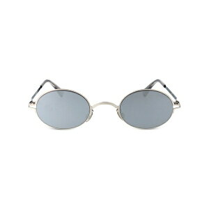 �}�C�L�[�^ �����Y �T���O���X�E�A�C�E�F�A �A�N�Z�T���[ Round-frame mirrored sunglasses Silver