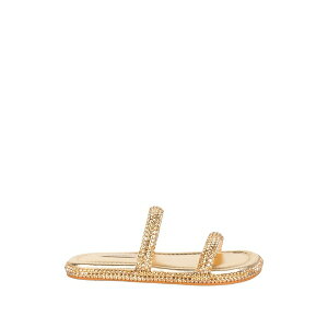 �J�T�f�B ���f�B�[�X �T���_�� �V���[�Y Crystal-embellished double-strap sandals Gold