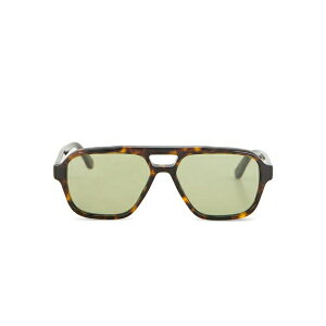 ���g���X�[�p�[�t���[�`���[ ���f�B�[�X �T���O���X���A�C�E�F�A �A�N�Z�T���[ Tortoiseshell geometric sunglasses Brown