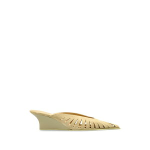 �C�� ���f�B�[�X �T���_�� �V���[�Y Fauve low cut suede mules Neutrals