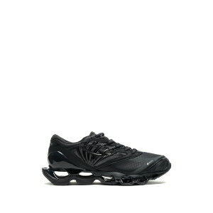 �~�Y�m ���f�B�[�X �X�j�[�J�[ �V���[�Y Wave prophecy ls gtx lace-up sneakers Black