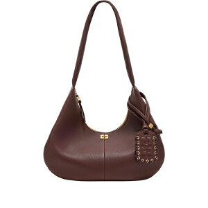 �K�j�[ ���f�B�[�X �g�[�g�o�b�O �o�b�O Medium hobo tote bag Brown