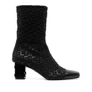 �W�[�V�[�f�B�[�G�X ���f�B�[�X �u�[�c �V���[�Y 75mm monogram-pattern ankle boots Black