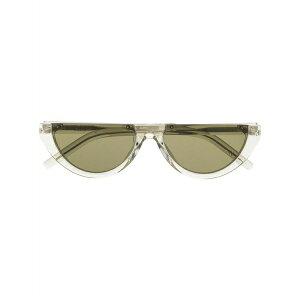 �T�����[���� �A�C�E�F�A ���f�B�[�X �T���O���X���A�C�E�F�A �A�N�Z�T���[ Half-moon shaped sunglasses Green