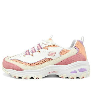 Skechers XPb`[Y fB[X Xj[J[ White/Coral/Pink y(WMNS) Skechers D'LITES 1.0 'Cream Pink Coral' 896209-CRLz TCY US_6.5(23.5cm)