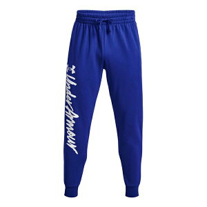 Under Armour A_[A[}[ Y Xj[J[ yUnder Armour Rival Fleece Graphic Pants 'Blue' 1379776-400z TCY US_M_XXXL