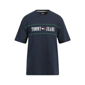 【送料無料】 トミーヒルフィガー メンズ Tシャツ トップス T-shirts Midnight blue