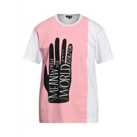 【送料無料】 コムデギャルソン メンズ Tシャツ トップス T-shirts Pink
