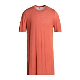 【送料無料】 リックオウエンス メンズ Tシャツ トップス T-shirts Orange