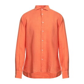【送料無料】 フェデーリ メンズ シャツ トップス Shirts Orange