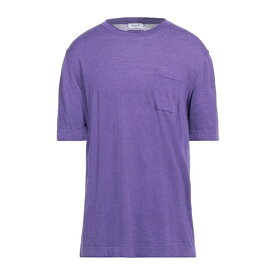 【送料無料】 パート メンズ Tシャツ トップス T-shirts Purple