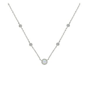 GeBJ fB[X lbNXE`[J[Ey_ggbv ANZT[ Olivia Opal And Crystal Women's Necklace Silver