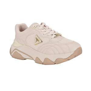QX fB[X Xj[J[ V[Y Women's Moeann Triangle G Logo Chunky Lace-Up Sneakers Light Pink