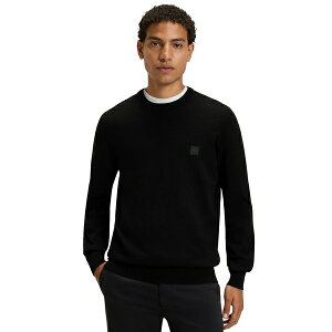 q[S{X Y jbg&Z[^[ AE^[ Men's Cotton-Cashmere Regular-Fit Sweater Black