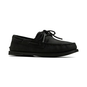 Xy[ Y Xb|E[t@[ V[Y Men's Classic Authentic Original 2-Eye Boat Shoe Black/Black