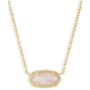 PhXRbg fB[X lbNXE`[J[Ey_ggbv ANZT[ 14K Gold Plated Elisa Pendant Necklace Rose Quartz