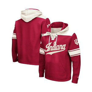 RVA Y p[J[EXEFbgVc AE^[ Men's Crimson Indiana Hoosiers 2.0 Lace-Up Logo Pullover Hoodie Crimson