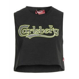【送料無料】 カールスバーグ レディース カットソー トップス T-shirts Black