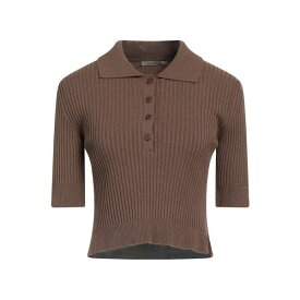 【送料無料】 ヒノミネイト レディース ニット&セーター アウター Sweaters Light brown