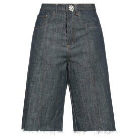 【送料無料】 エーゼット ファクトリー レディース デニムパンツ ボトムス Denim cropped Blue