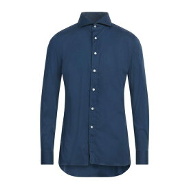 【送料無料】 ルイジ ボレッリ ナポリ メンズ シャツ トップス Shirts Blue