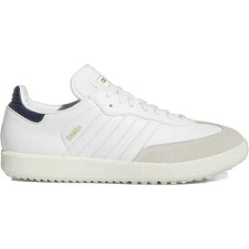 アディダス メンズ ゴルフ スポーツ Adidas Men's Samba Golf Shoes White/Collegiate Navy