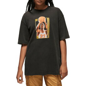 ジョーダン レディース シャツ トップス Jordan Women's Oversized Photo Reel Graphic T-Shirt Black