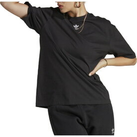 アディダス レディース シャツ トップス adidas Originals Women's Adicolor Essentials T-Shirt Black