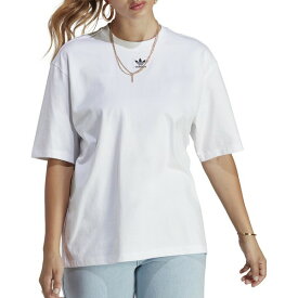 アディダス レディース シャツ トップス adidas Originals Women's Adicolor Essentials T-Shirt White
